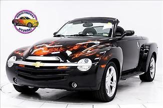 2005 chevrolet ssr 6.0l v8 chrome wheels carpeted bed w/wood slats gauges