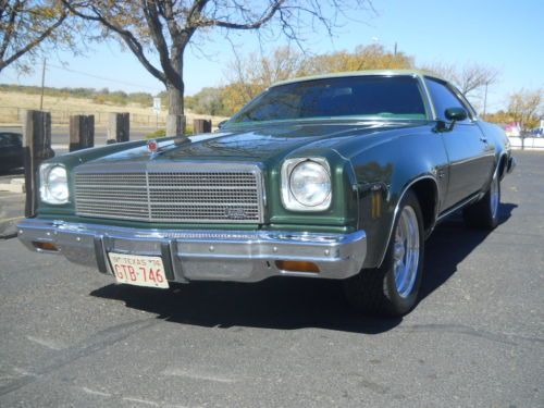 1974 chevrolet chevelle malibu 454 4 speed a/c 1 of 984 built