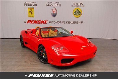 2004 ferrari 360 f1 conv~major service done~daytona&#039;s~shields~red calipers~nav