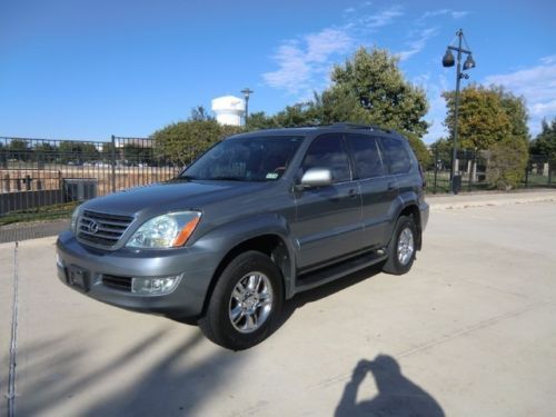 2004 gx470,1 owner,navigation,entertainment,3rd.row,heated,mark levinson,leather