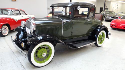 Completely restored 1931 ford model a deluxe - rumble seat coupe
