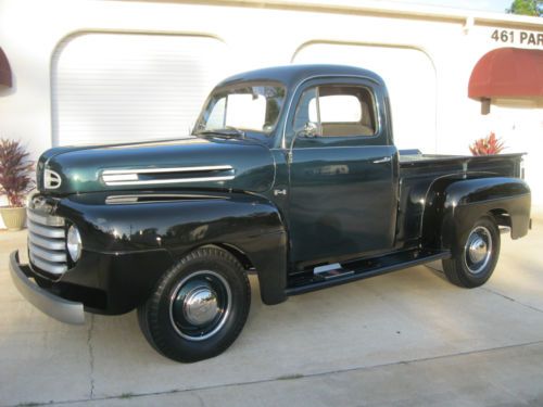 No reserve! 1949 ford f1 pick up truck flathead v8 3 speed manual floor shift 50