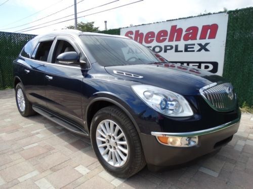 2009 buick enclave cxl 1 owner bold blue 7 pass lthr backup cam more! automatic