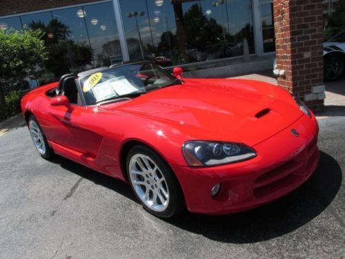 03 viper srt10 convertible 12k act miles 1 owner stock