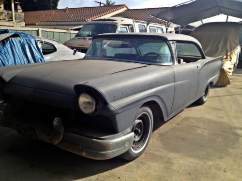 1957 Ford Fairlane 500 - 2dr Hardtop Sedan, No post, image 2