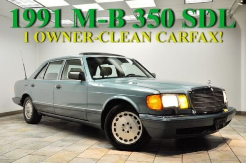 1991 mercedes-benz 350sdl 94k low miles ext clean 1 owner clean carfax