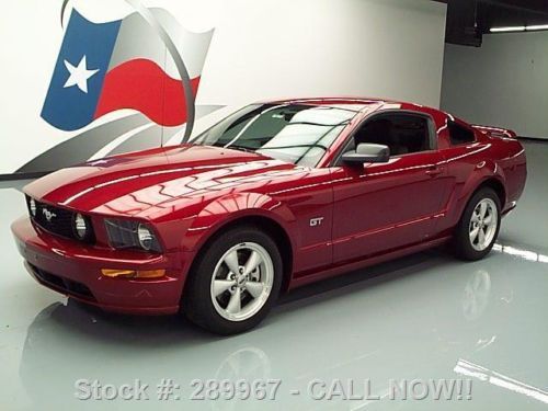 2007 ford mustang gt premium v8 5-speed spoiler 66k mi texas direct auto