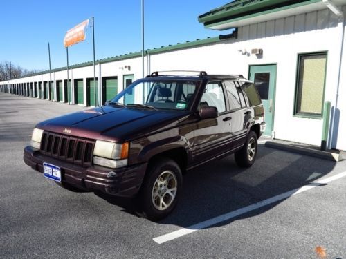 1996 jeep grand cherokee limited automatic 4-door suv non smoker no reserve