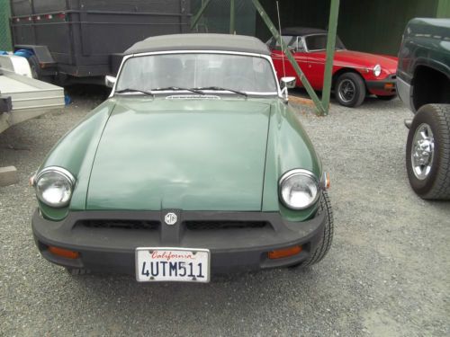 1977 mgb roadster convertible