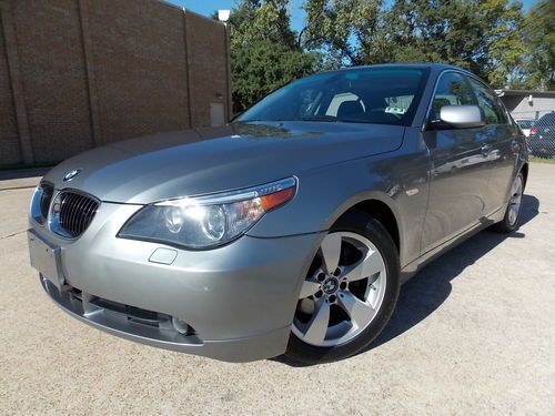 2007 bmw 530i luxury sedan loaded sunroof leather cd very clean free shipping!!