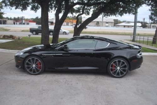 2014 aston martin db9 coupe&#039; onyx black-pure black interior