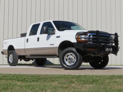 99 f350 lariat (7.3) diesel 4x4 1-owner lwb (39 service records) 167k carfax tx!