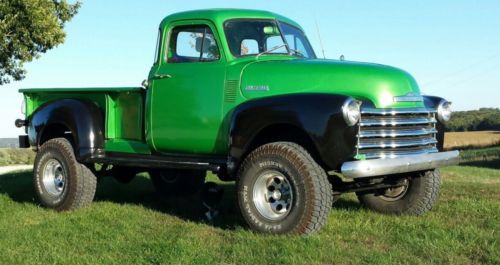 1951 chevrolet 3100 deluxe 5-window pickup truck