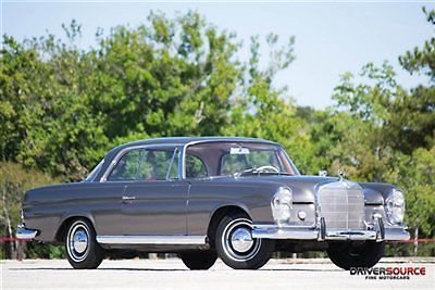 1963 mercedes-benz 220se sunroof coupe - matching numbers, one of the finest!