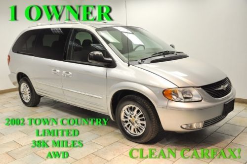2002 chrysler town country limited awd 38k miles wow
