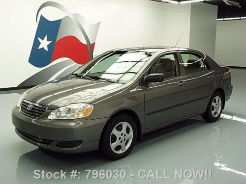 2007 toyota corolla ce sedan automatic cruise ctrl 80k! texas direct auto