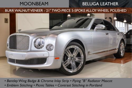 Save $54,000+ off msrp; msrp $329,335; moonbeam / beluga; burr walnut veneer