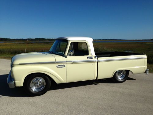 1966 f100 2wd shortbed fleetside v8 short bed ford pickup custom cab