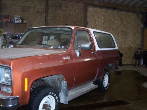 1978 all original chevrolet gmc jimmy-station wagon 4x4 copper color low millage