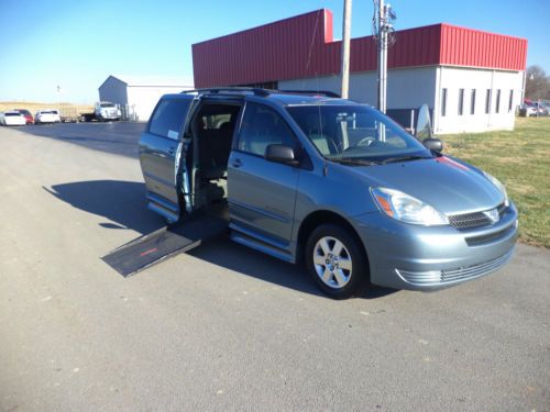 2005 toyota sienna wheelchair/handicap van side entry power ims rampvan