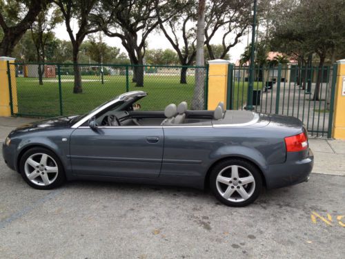 2005 audi a4 cabriolet convertible 90k automatic 2.0 no reserve nr