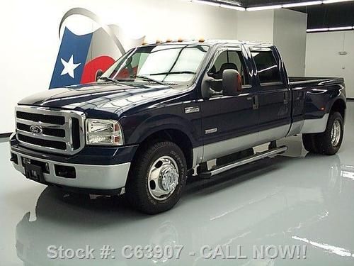 2006 ford f-350 crew diesel drw auto side steps 31k mi! texas direct auto