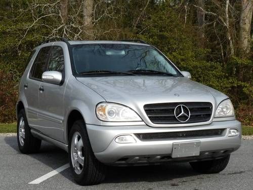 2004~mercedes~ml350~3.7l~sport utility~auto~awd~4x4~no reserve~~