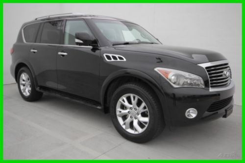 2011 infiniti qx 56 4x4 7pass w nav/ roof/  rear dvd/ htd seats/ clean car fax!