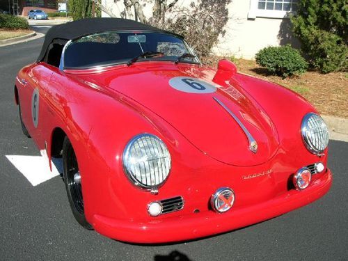 1958 porsche 356 carrera gt speedster/300 miles/1915 big bore