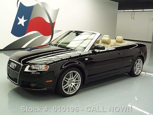 2009 audi a4 2.0t quattro awd cabriolet s-line nav 24k texas direct auto