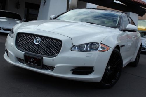 2011 jaguar xjl supercharged. highly optioned. blacked out. 1 owner.clean carfax