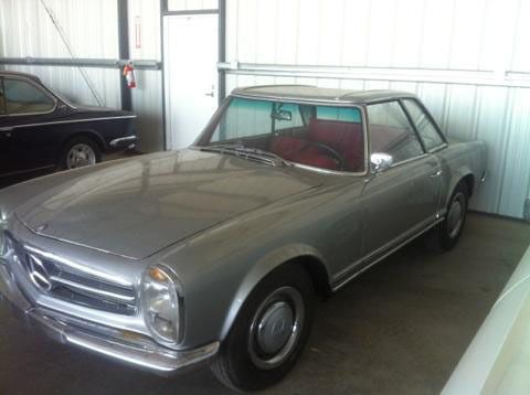 1964 mercedes benz 230sl with removable hardtop