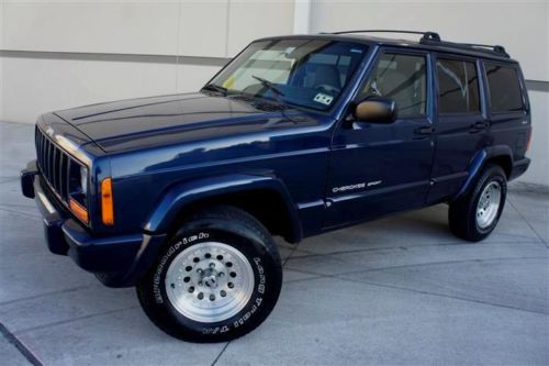 Jeep cherokee sport 4x4 low miles kenwood radio american racing wheels must see!