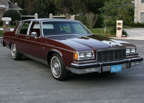 Elegant low mile survivor  1983 buick electra limited sedan -  32k orig mi