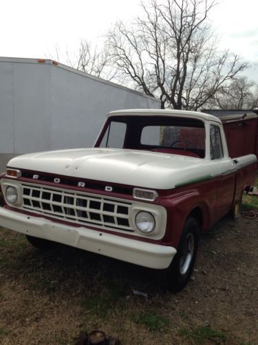 1965 ford f-100 classic pickup regular cab 2 door v6