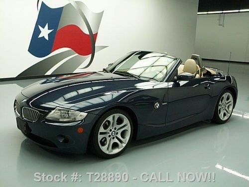 2005 bmw z4 3.0i convertible sport 6-speed nav 30k mi texas direct auto