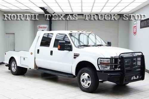 2008 ford f350 diesel 4x4 dually hauler lariat leather crew cab texas