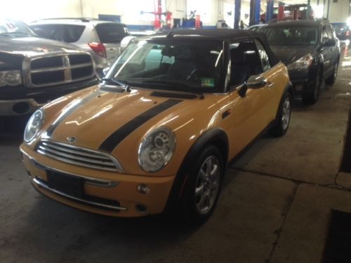2007 mini cooper  convertible 2-door 1.6l pre auction price new car trade