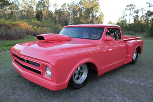 1967 chevrolet c10 pro street custom chopped pickup stepside racing call now