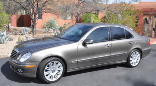 2008 mercedes-benz e550 4-door sedan iridium grey 5.5l