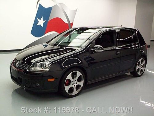 2009 volkswagen gti turbocharged auto sunroof 35k mil texas direct auto