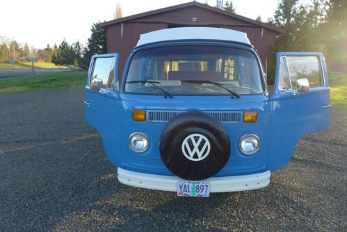 Restored vw westfalia camper bus, 1973