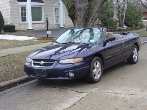1997 chrysler sebring jxi convertible 2-door 2.5l very low miles