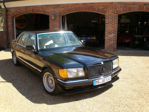 1985 mercedes 500sel lorinser body kit springs bbs wheels european model not amg