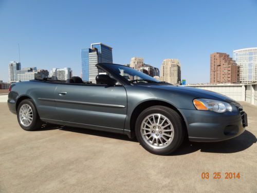 06 chrysler sebring convertible touring tx 3ownrs new shocks&amp;brakes drives perfe