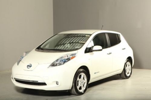 2012 nissan leaf sl electric navigation f&amp;r heatseats keylessgo bluetooth alloys