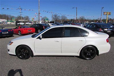 2008 subaru legacy sedan 5 speed pearl white we finance low miles we finance