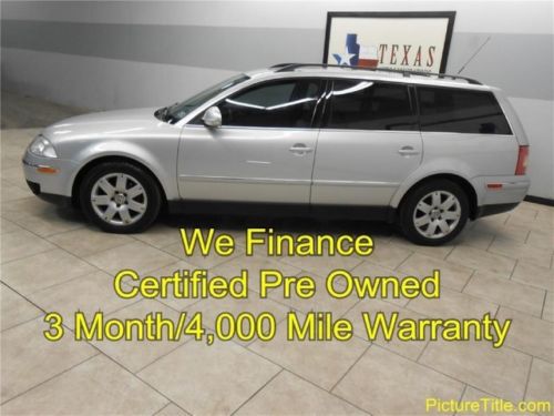 05 passat wagen gls tdi diesel sunroof heated seats warranty we finance texas