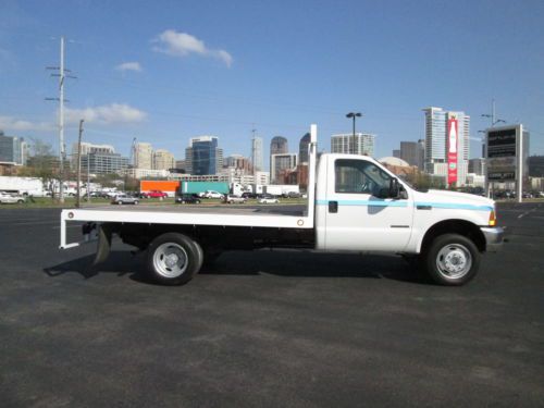 00 f450 7.3l diesel auto dually 12x8 foot flatbed very rare drivesperfect norust
