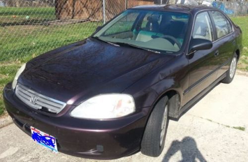 2000 honda civic lx one owner no reserve manual transmission